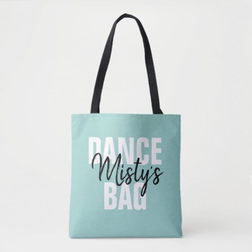 Personalized Dance Tote Bag