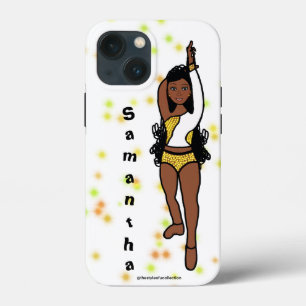 Personalized Dancer iPhone /iPad case Gold Spark