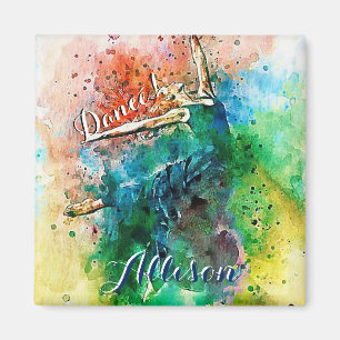Personalized dancer magnet