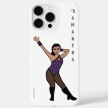 Personalized Dancer Purple Silver Print #2