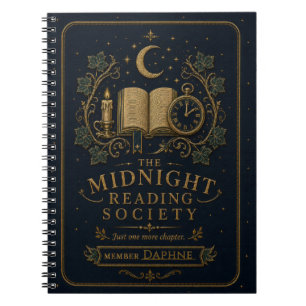 Personalized Dark Academia Reader Journal