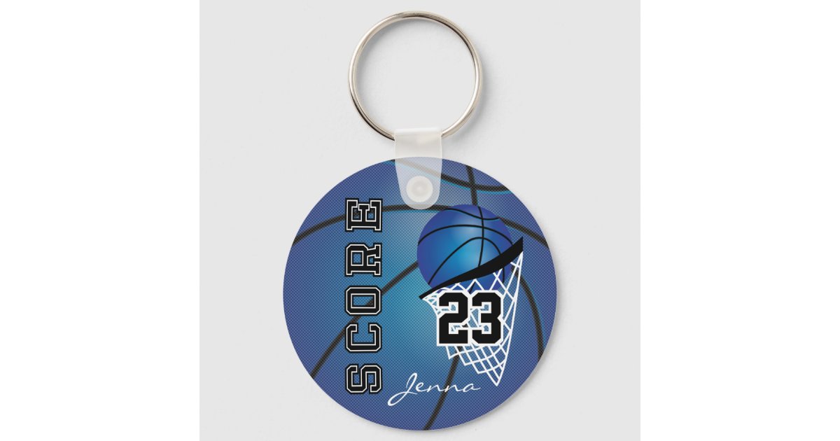 Personalized Basketball Keychain 