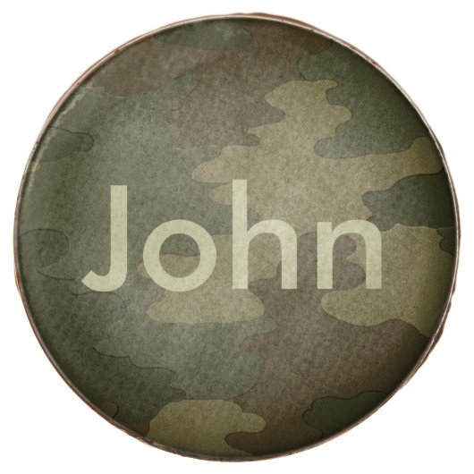 Personalized Dark Camouflage Oreo Cookies (Front)