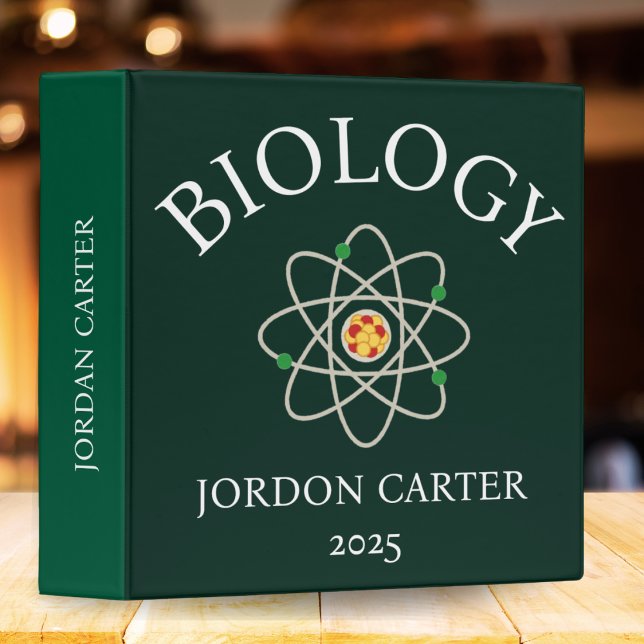 Personalized Dark Green Biology Name Folder (Creator Uploaded)