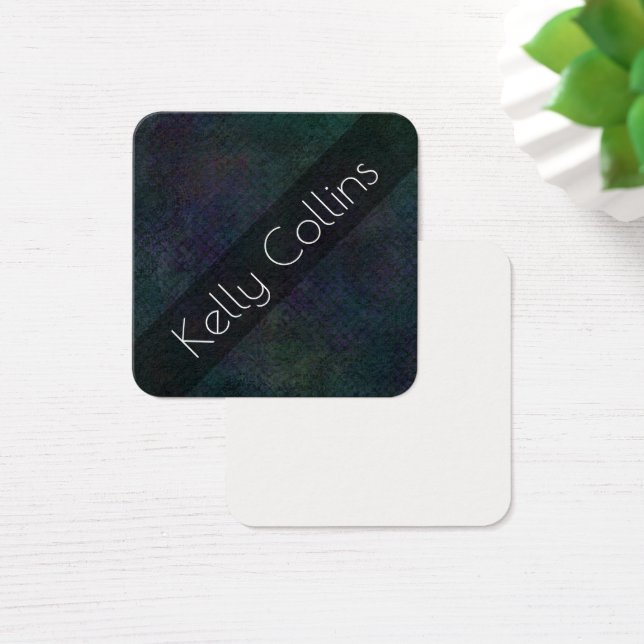 Personalized Dark Grunge Abstract Art Message Note (Desk)