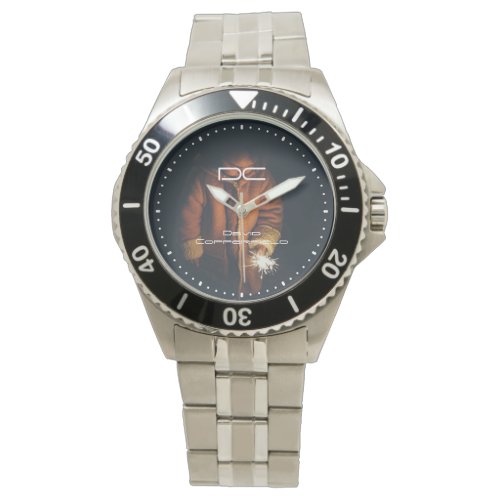 Personalized Dark Photo Stainless Steel Watch