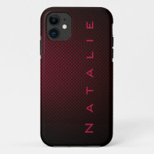 Personalized Dark Purple carbon fiber patterned