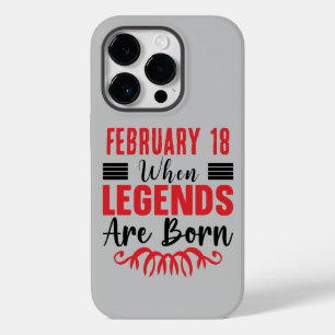 Personalized Date Birthday Legends Are Born Case-Mate iPhone 14 Pro Case
