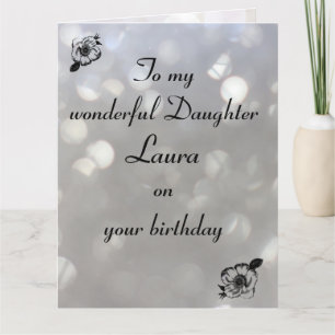 Personalized Daughter Birthday Card