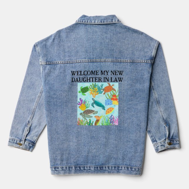 Personalized Daughter-in-Law's Denim Jacket (Back)