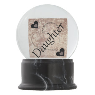 mother daughter snow globe