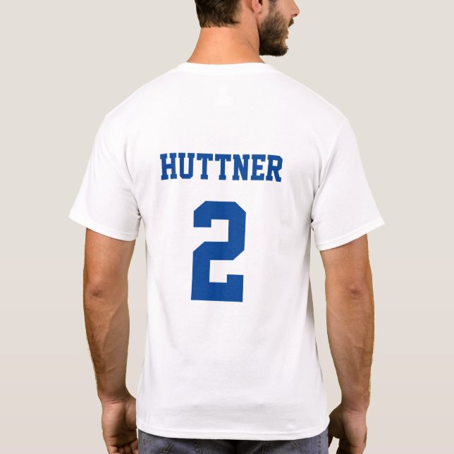 Personalized Dawg Tee - add your name and number (Back)