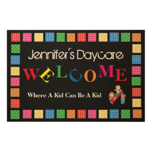 Personalized Daycare/Business Welcome Sign