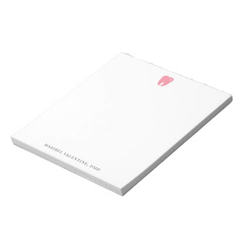 Personalized DDS DMD Dentist Notepad