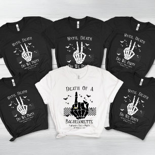 Personalized Death Of A Bachelorette Bridal Party Tri-Blend Shirt