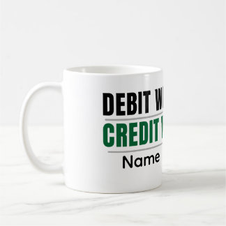 Personalized Debit Credit Mug – CA Student Coffee 