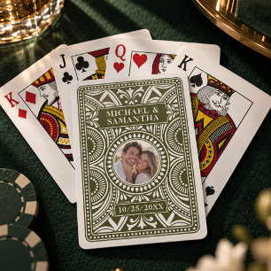 Personalized Deck of Cards Wedding Favors Photo