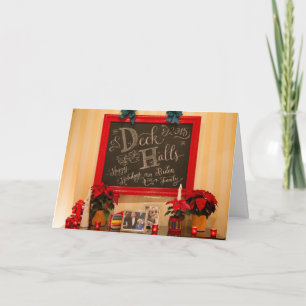 Personalized Deck the Halls - Greeting Card