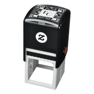 Personalized Deco Era Monogram Self-inking Stamp