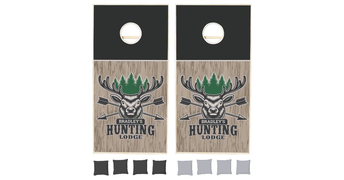 Vintage Hunting Camp Sign Deer, Elk, or Moose FREE Personalization