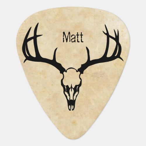 Personalized Deer Stag BUCK Guitar Pick