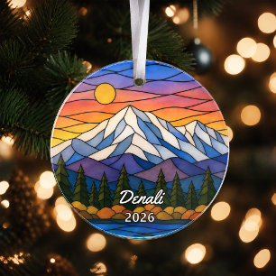 Personalized Denali National Park Acrylic Ornament