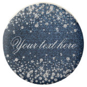 Personalized Denim and Diamond Cookies (Front)