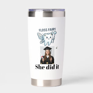 Personalized Dental Hygienist Graduation Floss Fai Insulated Tumbler