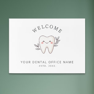 Personalized Dental Office Welcome Acrylic Print