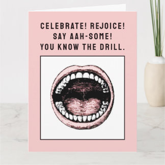 Personalized Dental School Graduation Card