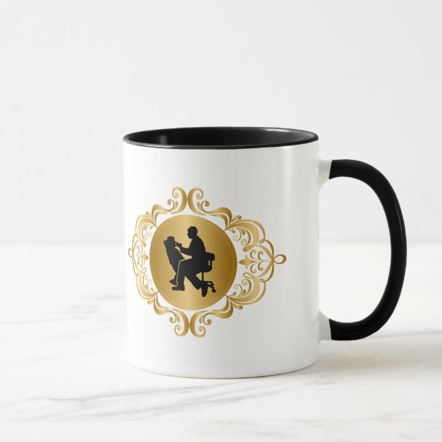 Personalized Dentist Silhouette Mug (Right)