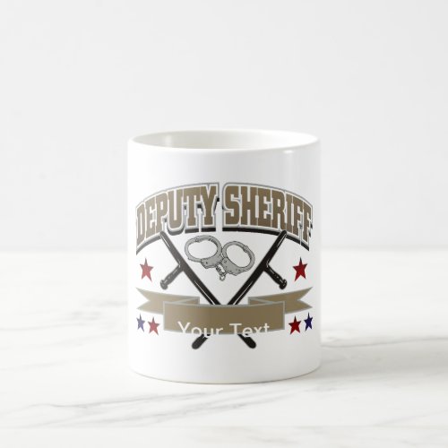 Personalized Deputy Sheriff Coffee Mug