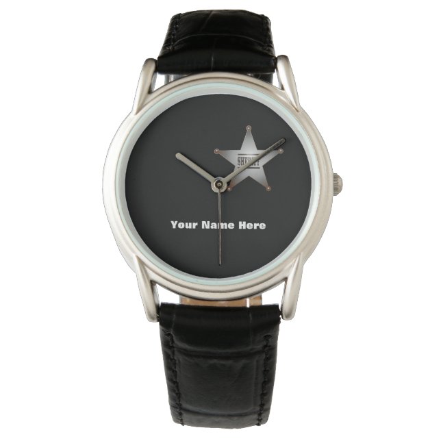 Personalized Deputy Sheriff Police Watch (Front)