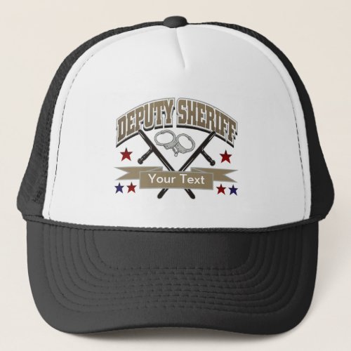 Personalized Deputy Sheriff Trucker Hat