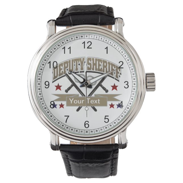 Personalized Deputy Sheriff Watch (Front)
