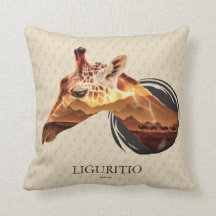 Personalized Desert Giraffe Design.