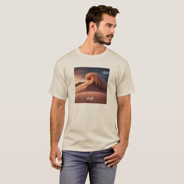 Personalized Desert Sandstorm / Dust Storm T-Shirt (Front Full)