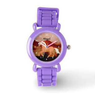 Personalized Desert Wild Mustang Horse Watch