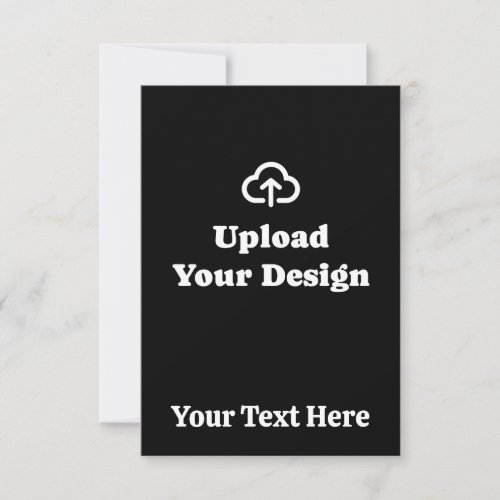 Personalized Design and Text RSVP Card