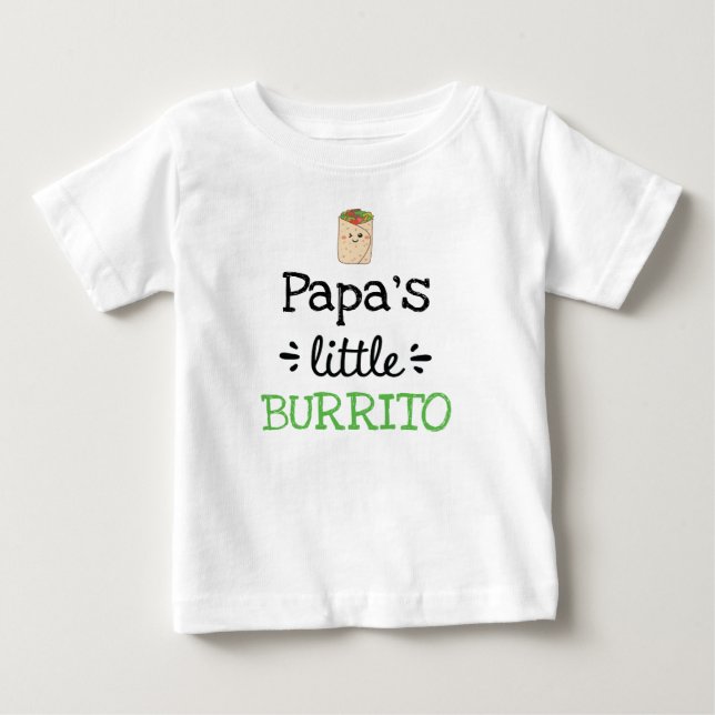 Personalized Design | [Any Text's] Little Burrito Baby T-Shirt (Front)