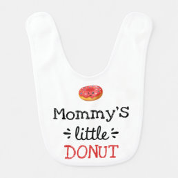Personalized Design | [Any Text&#39;s] Little Donut Baby Bib