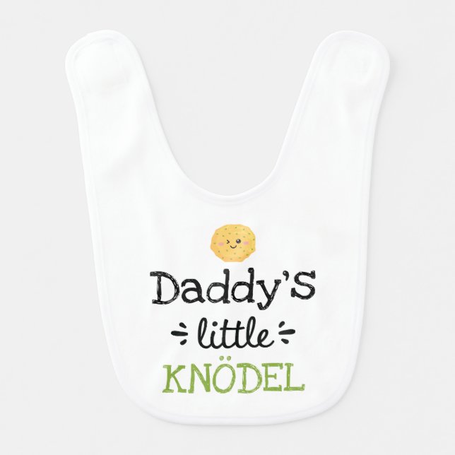 Personalized Design | [Any Text's] Little Knödel Baby Bib (Front)