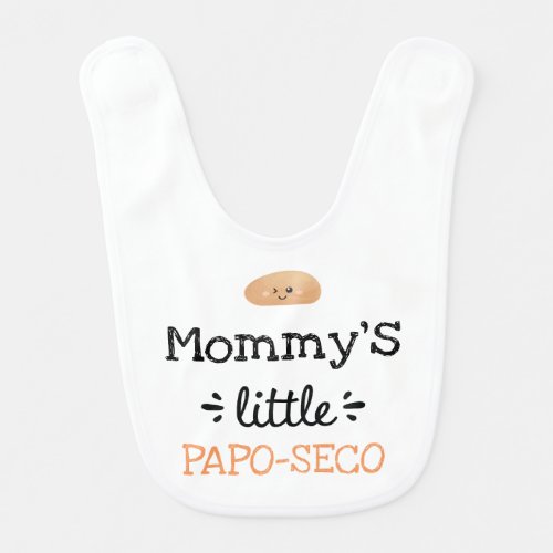 Personalized Design Any Texts Little Papo Seco Baby Bib
