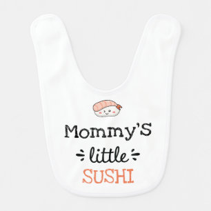 Personalized Design   [Any Text's] Little Sushi Baby Bib