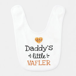 Personalized Design | [Any Text&#39;s] Little Vafler Baby Bib