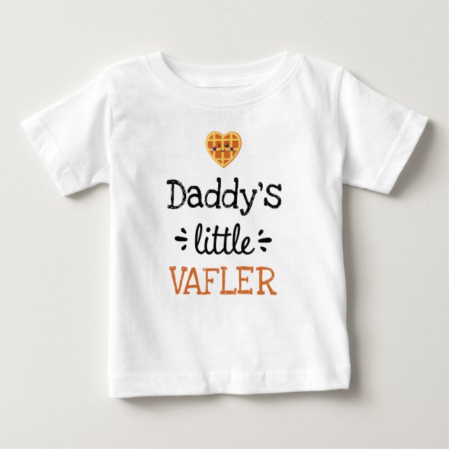 Personalized Design | [Any Text's] Little Vafler Baby T-Shirt (Front)