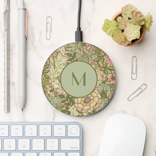 Personalized Design William Morris Pattern  Wireless Charger