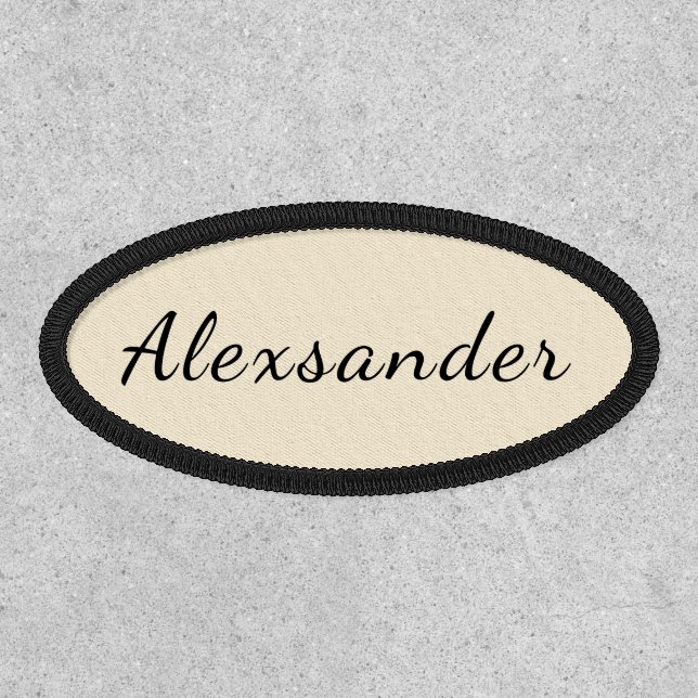 Personalized Design Your Own Custom Name Patch (Front)