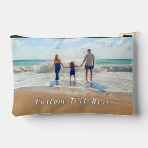 Personalized Design Your Own Custom Photo and Text Accessory Pouch