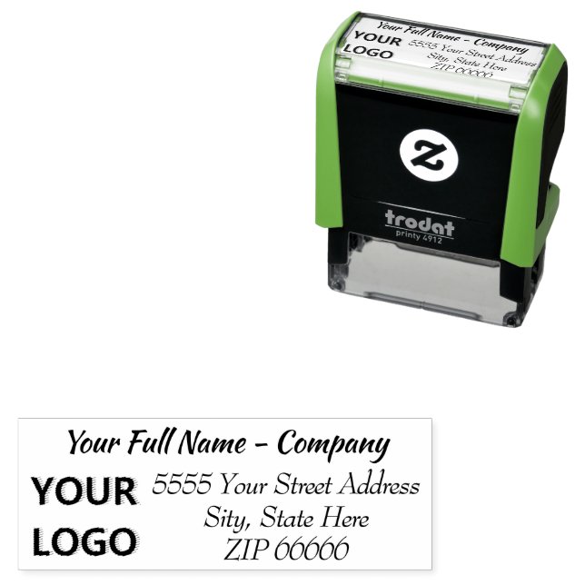 Personalized Design Your Own Name Address Stamp (In Situ)